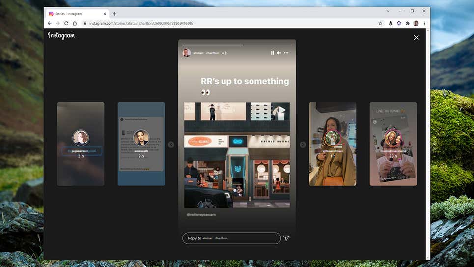 Screenshot: Instagram