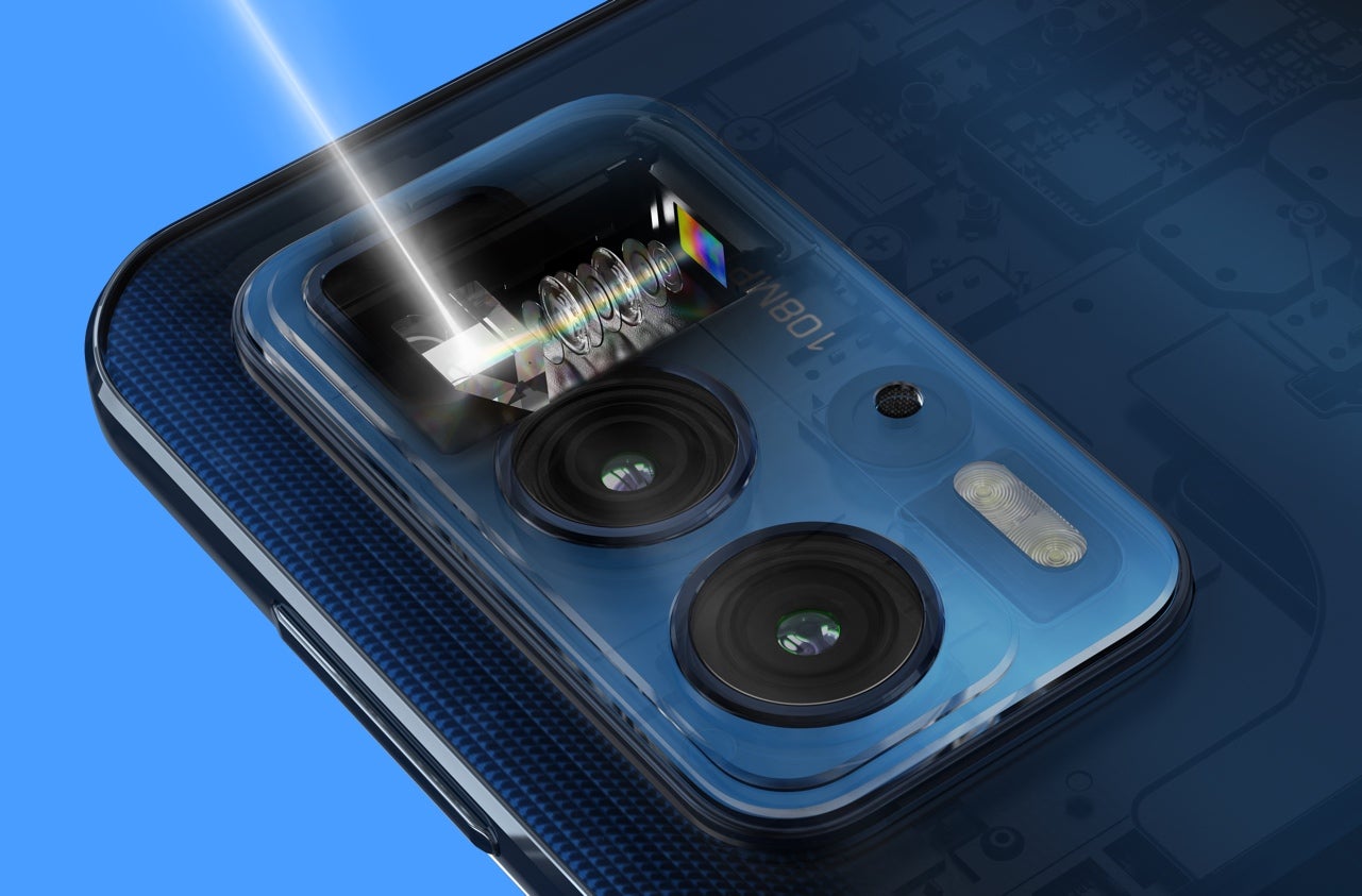 El sistema de cámaras del Edge 20 Pro.