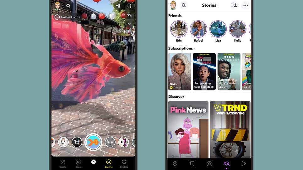 Screenshot: Snapchat