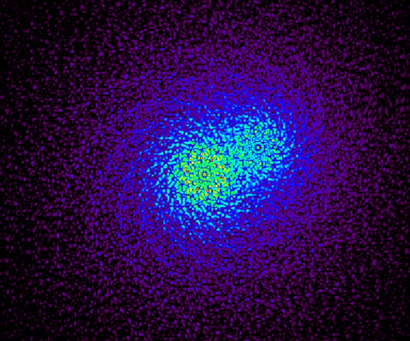 Simulación de cómo verá el nuevo telescopio a Alpha Centauri A y B.