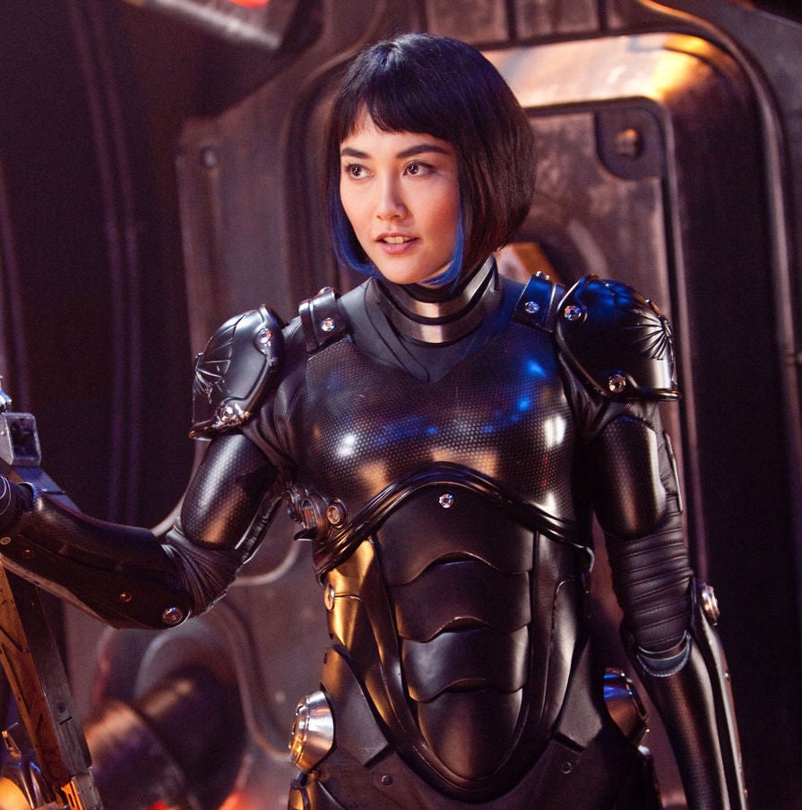 Rinko Kikuchi como Mako Mori en Pacific Rim (2013).