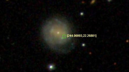 La posible ubicación de La Vaca, en una galaxia de la constelación de Hércules