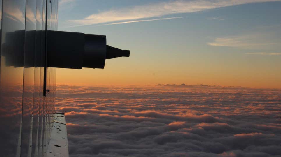 Una bomba de aspiración de partículas finas en el Observatorio Pic du Midi