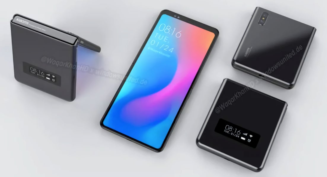 Una supuesta filtración del plegable de Xiaomi que salió a la luz en 2021.