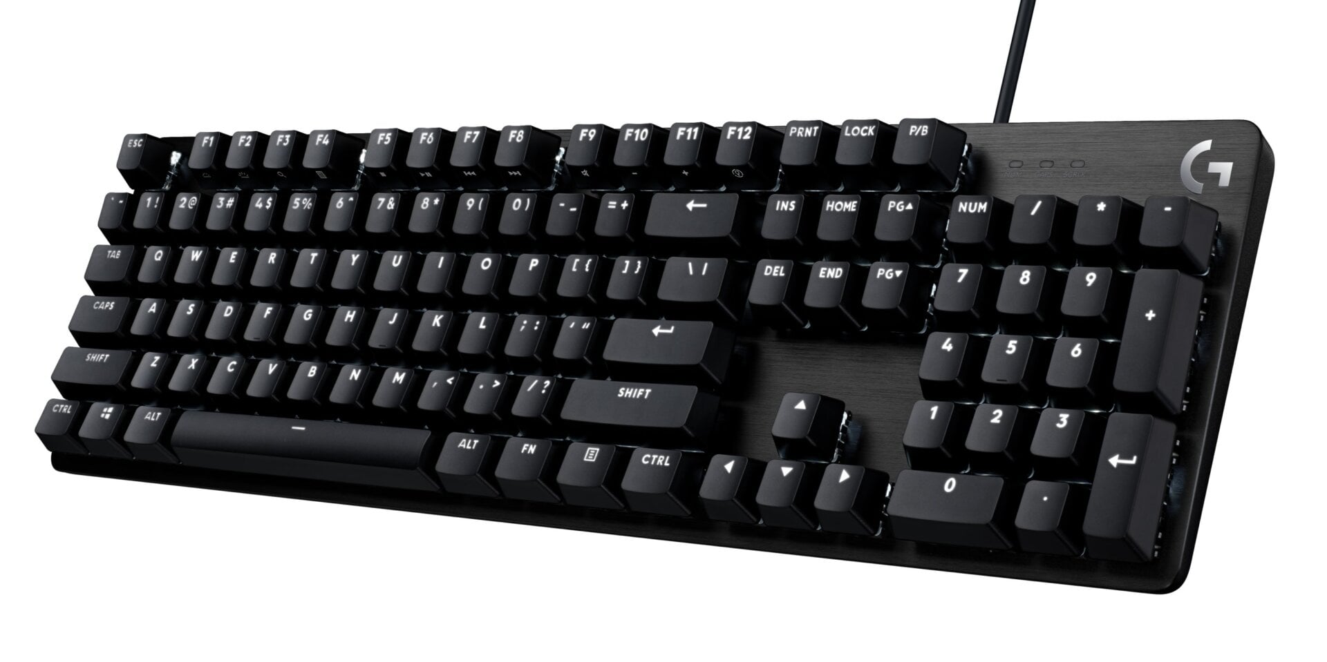 El teclado Logitech G413 SE (versión full size con las teclas numerales). 