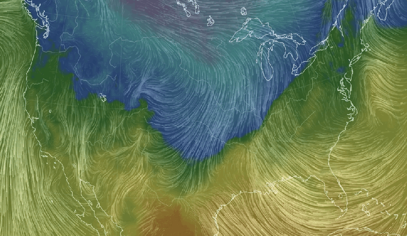 Gif: Earth Wind Map