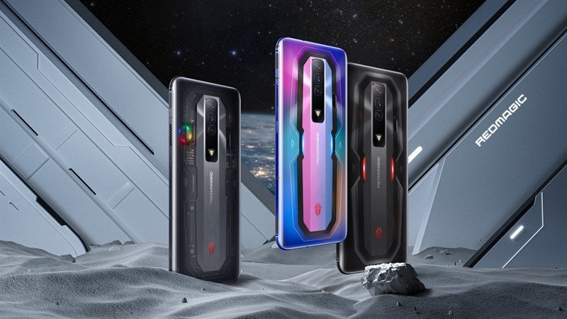 Los tres acabados del Redmagic 7.