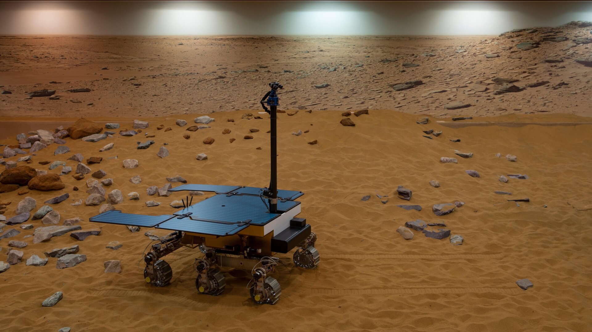 Un prototipo del rover ExoMars.