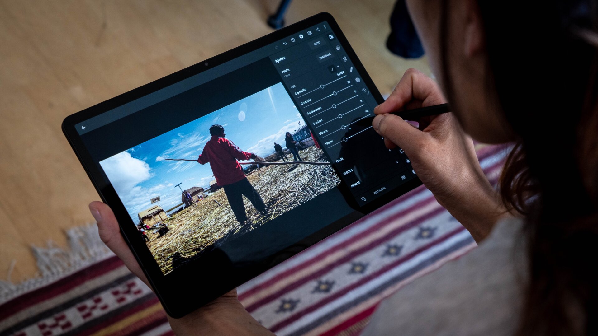 Es un gusto poder editar fotos en Lightroom a este tamaño.