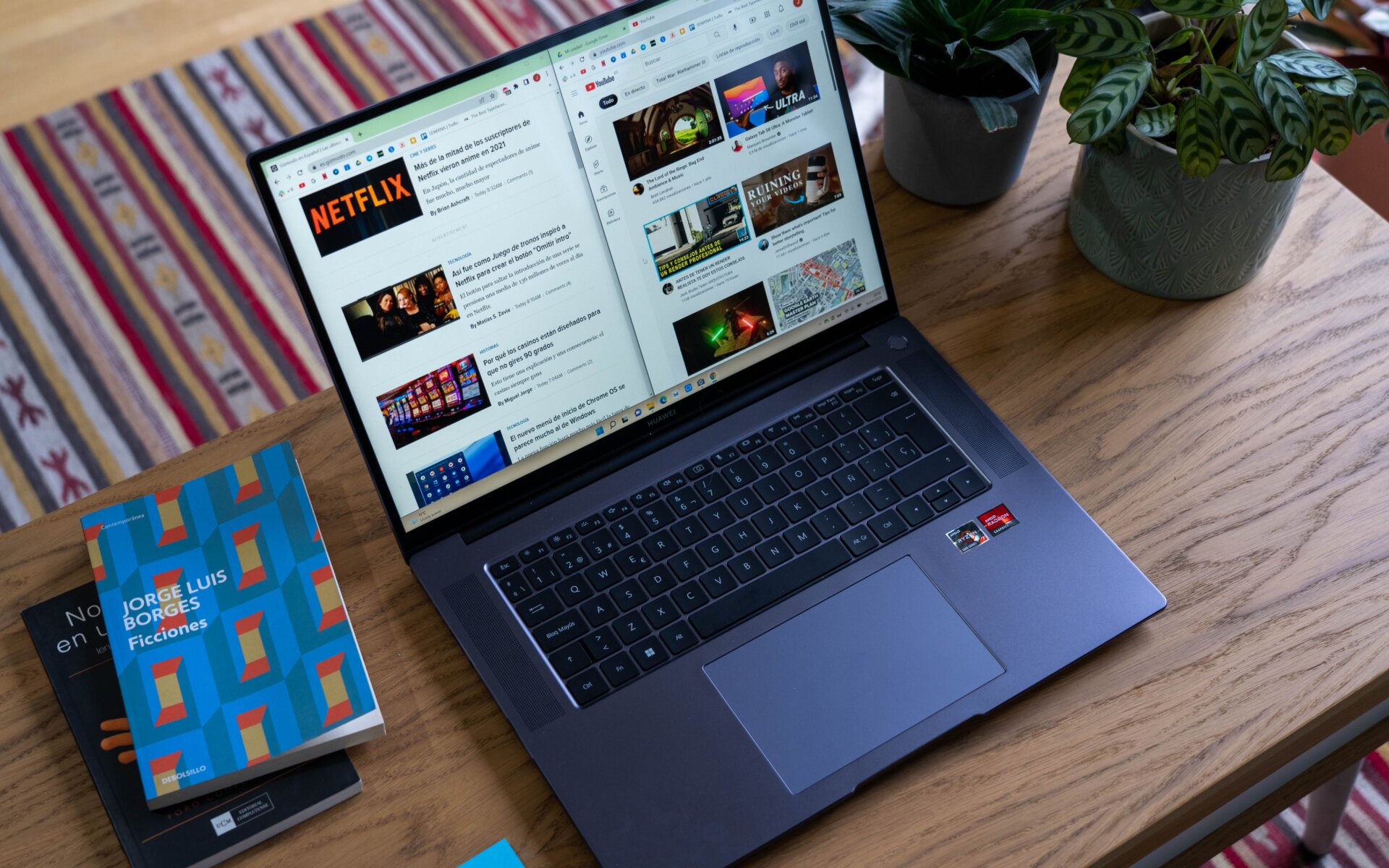 Su pantalla 3:2 es perfecta para la multitarea.