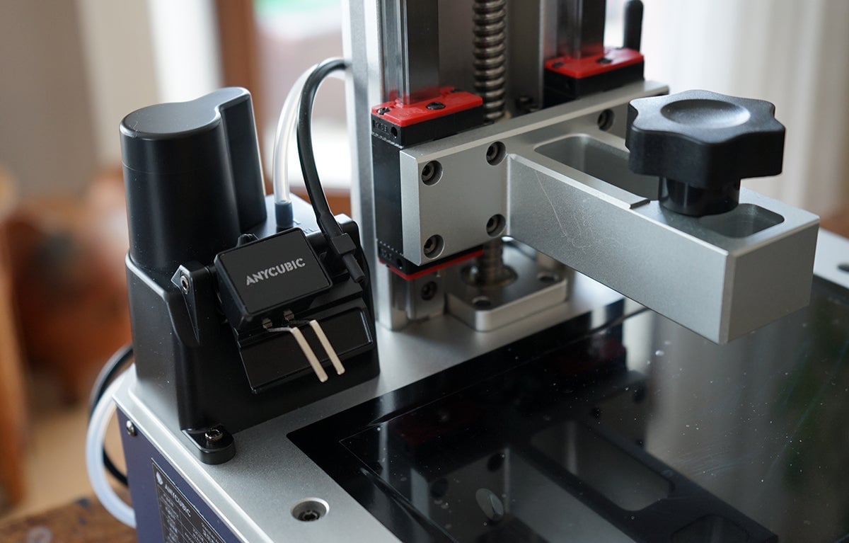 Vista del alimentador por la parte frontal.