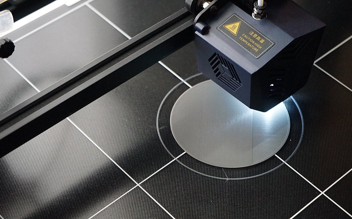 Las primeras capas de esta impresora son extremadamente satisfactorias.