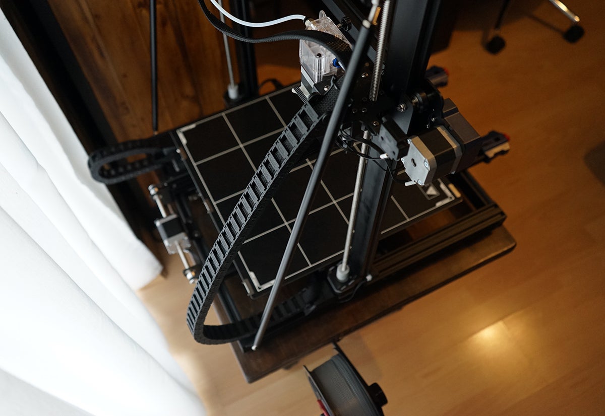 Este es el aspecto de los cables principales si los recoges con cadenas de tracción, algo que definitivamente recomiendo.