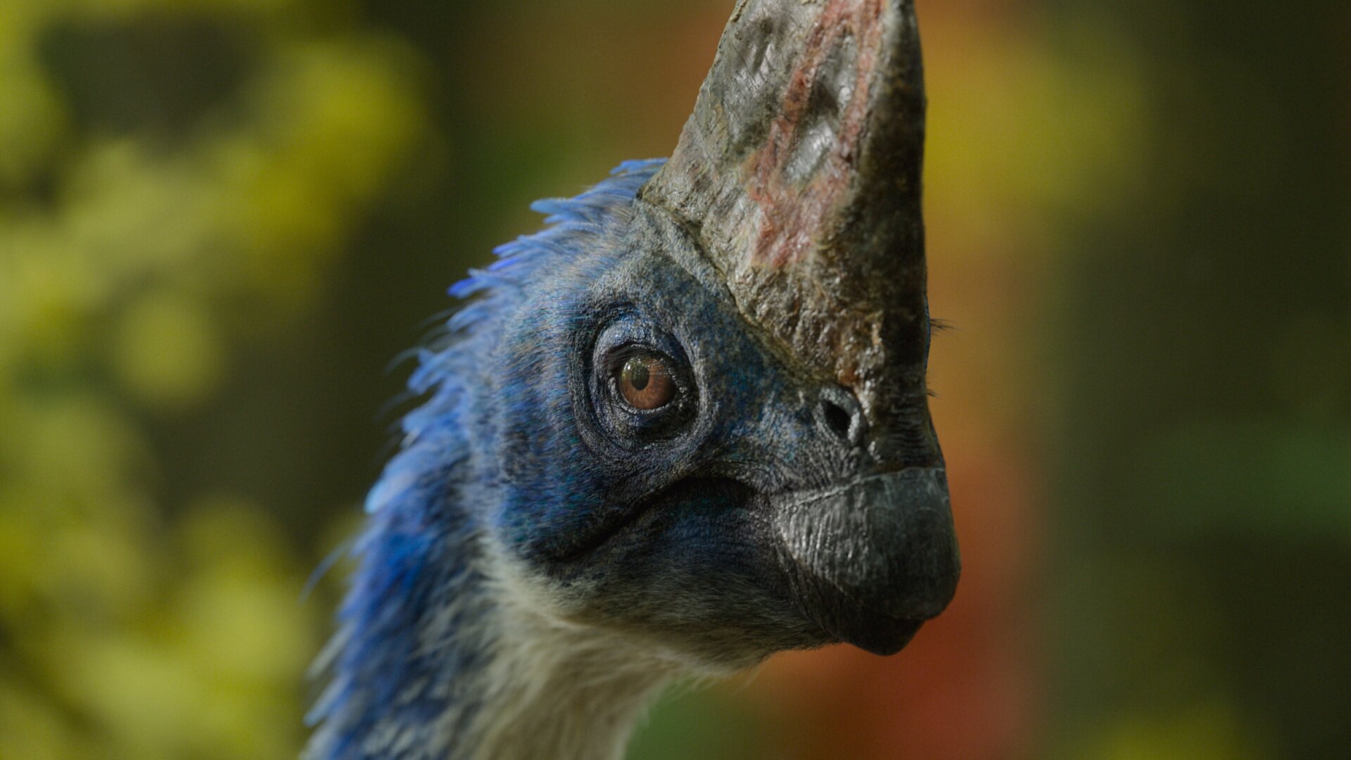 Corythoraptor, un dinosaurio parecido a un avestruz.