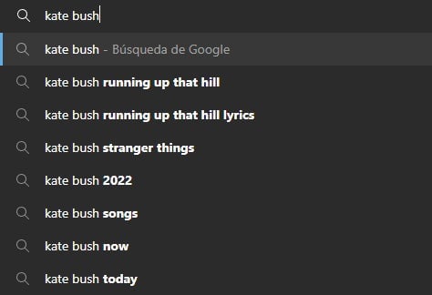 Screenshot: Google Search