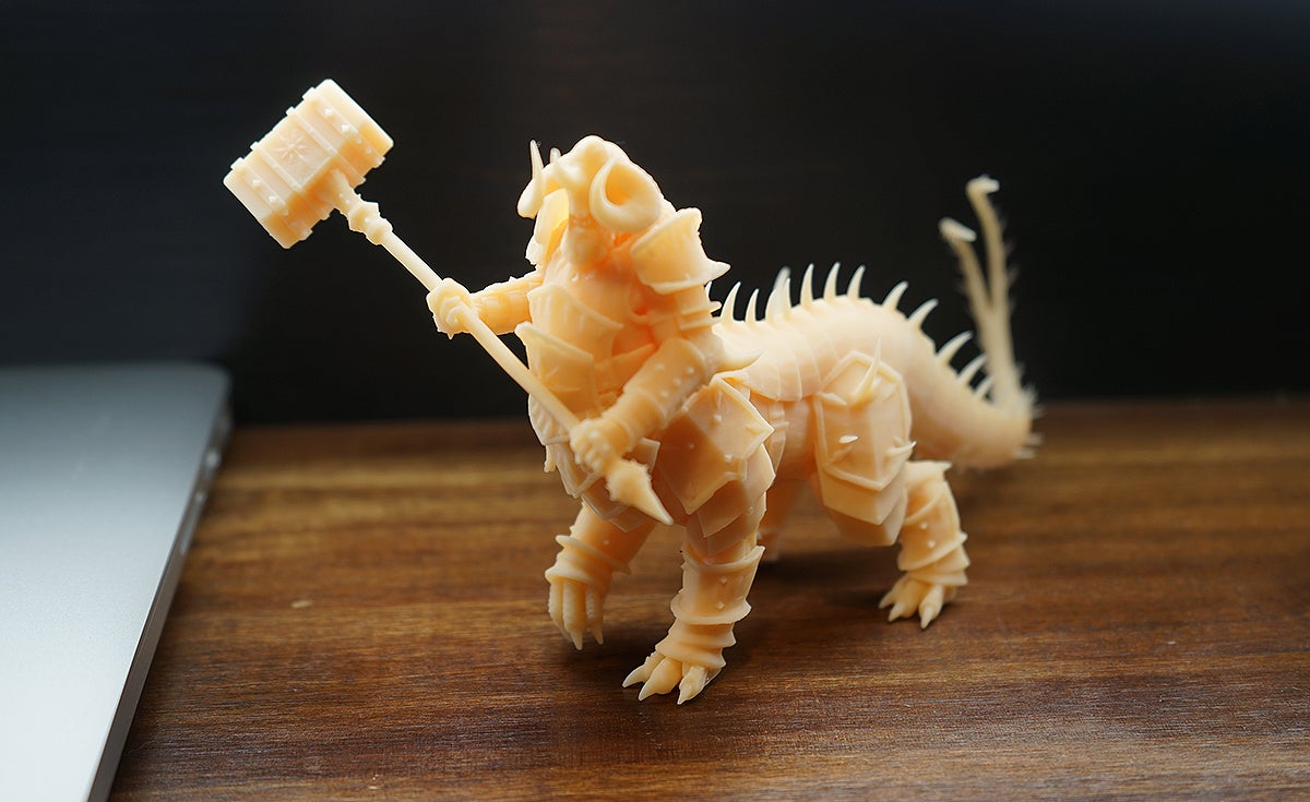 El nivel de detalle es ideal para figuras de rol o wargames.