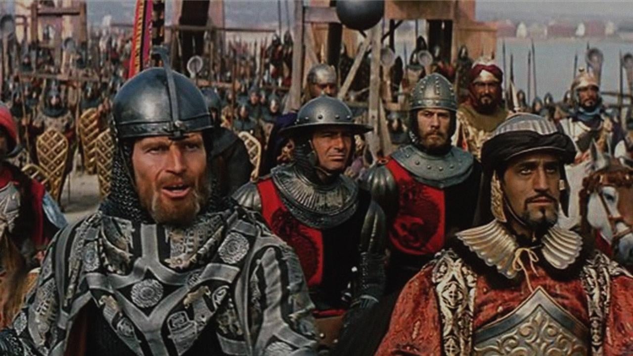 La batalla de Peñíscola en El Cid (1961)