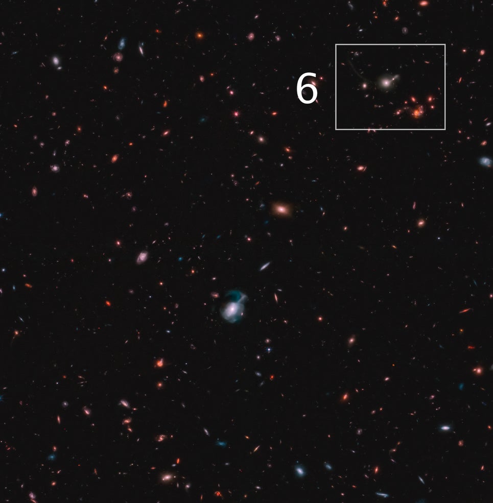 El grupo destacado de galaxias, en un contexto más amplio