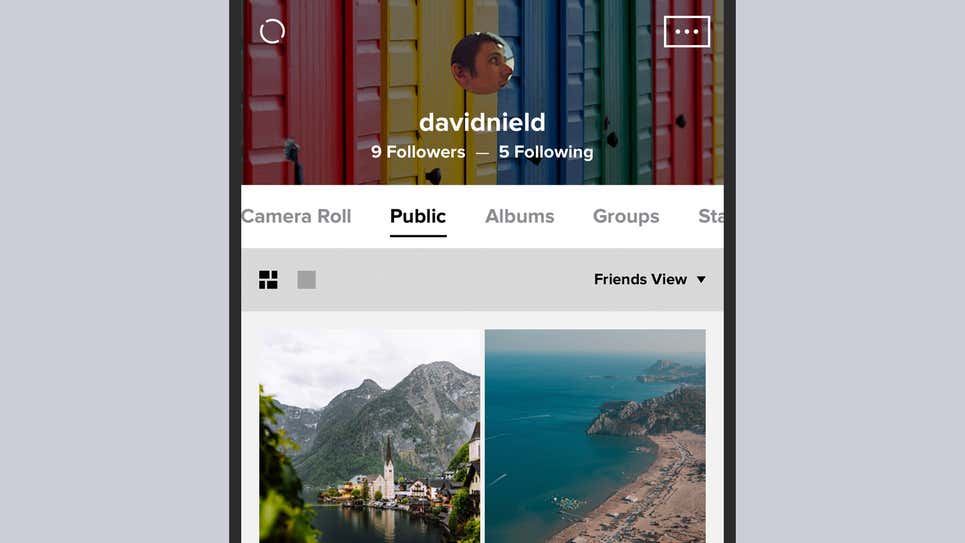 Screenshot: Flickr