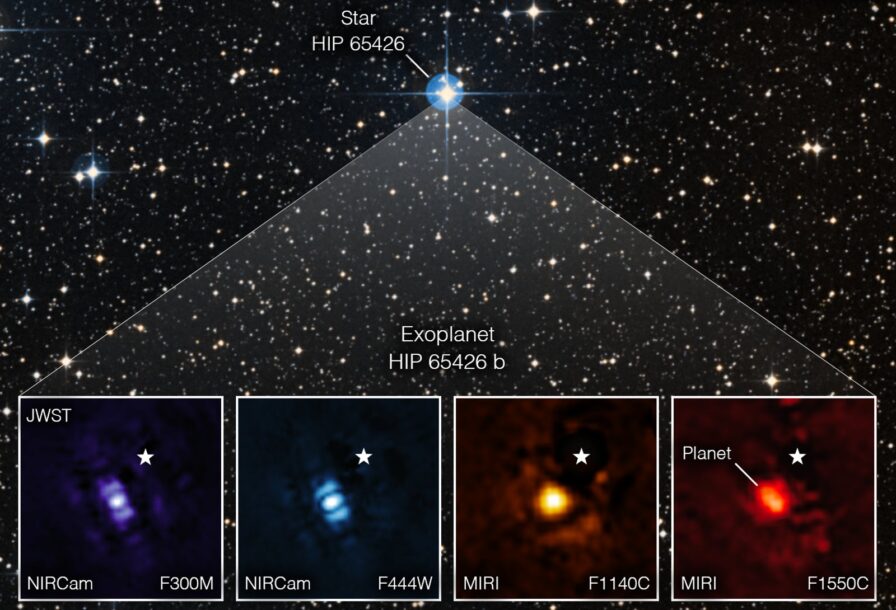 El telescopio Webb revela las primeras imágenes de un exoplaneta