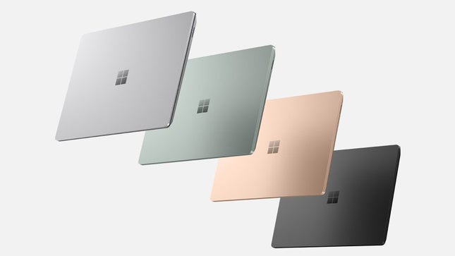 La Surface Laptop 5 llega en varios colores.