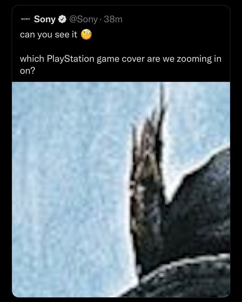 Screenshot: Sony en Twitter.