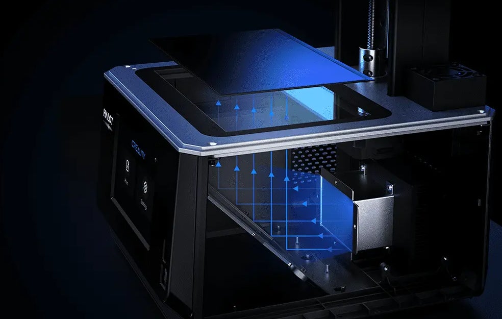 Los rayos de luz se reflejan como en una cámara réflex.