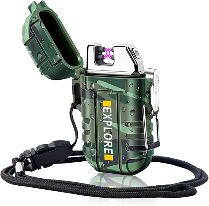 Encendedor recargable, para velas o fuego. 