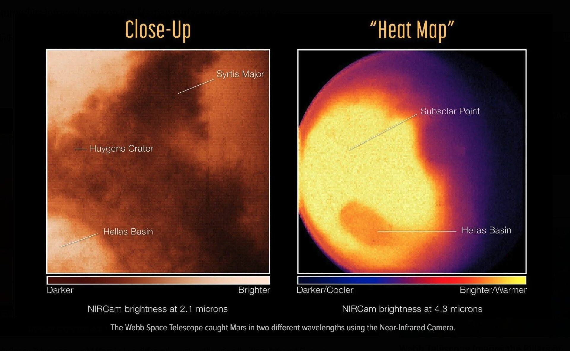 Image: NASA, ESA, CSA, STScI, Mars JWST/GTO team