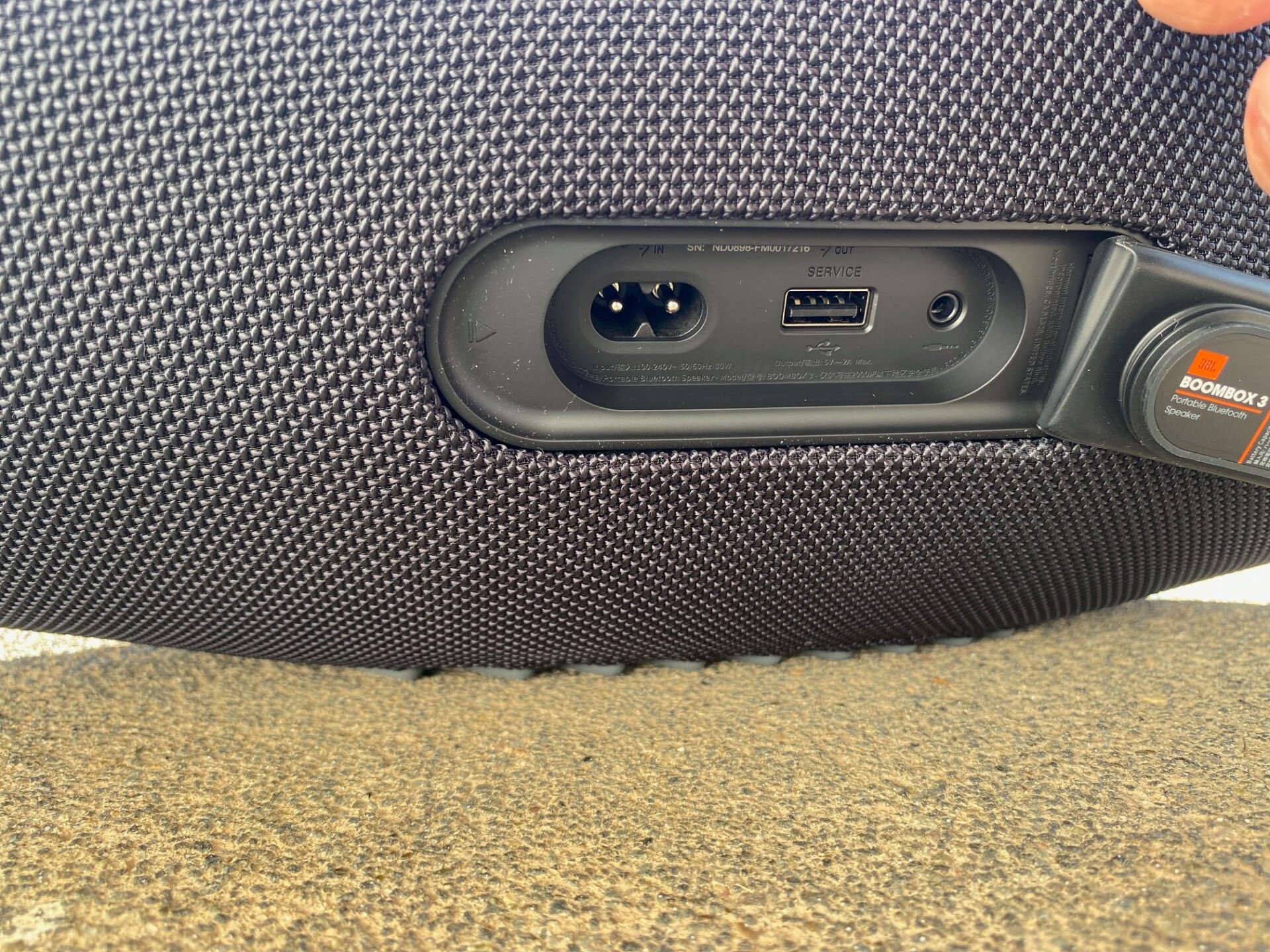 Trasera del Boombox 3