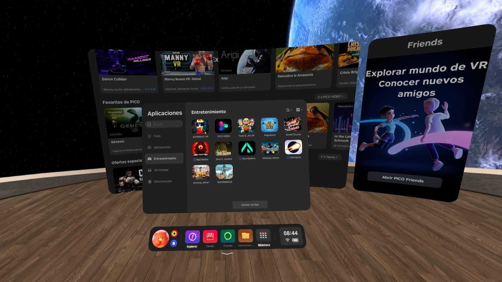 Algunas de los juegos disponibles en la Pico Store