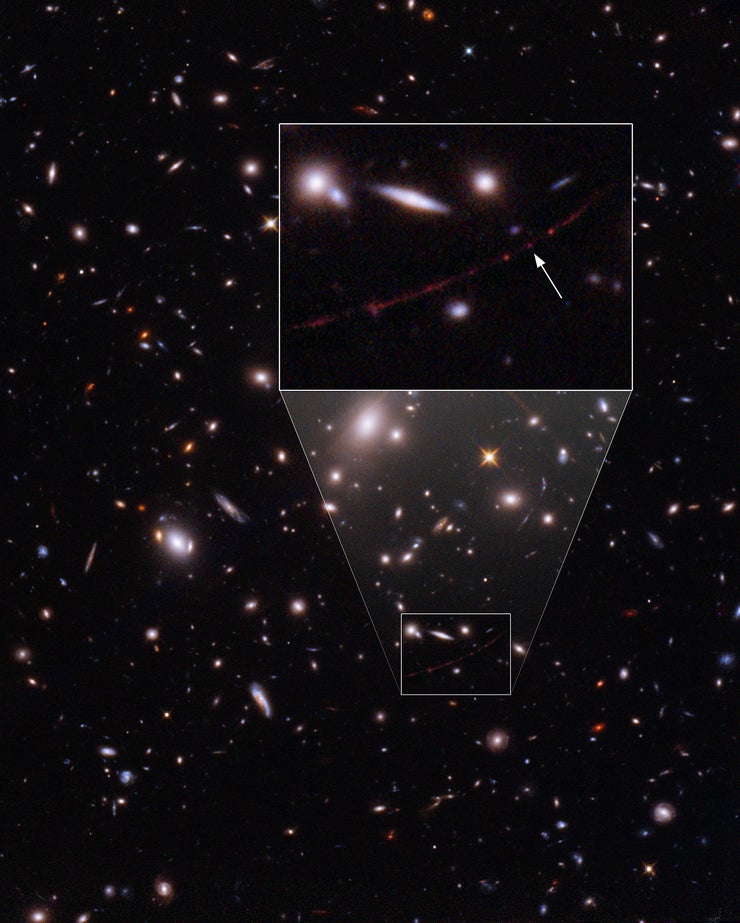 Image: SCIENCE: NASA, ESA, Brian Welch (JHU), Dan Coe (STScI) IMAGE PROCESSING: NASA, ESA, Alyssa Pagan (STScI)