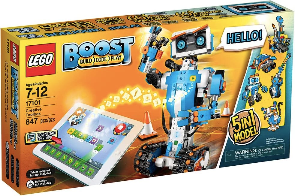 La caja de herramientas LEGO Boost.