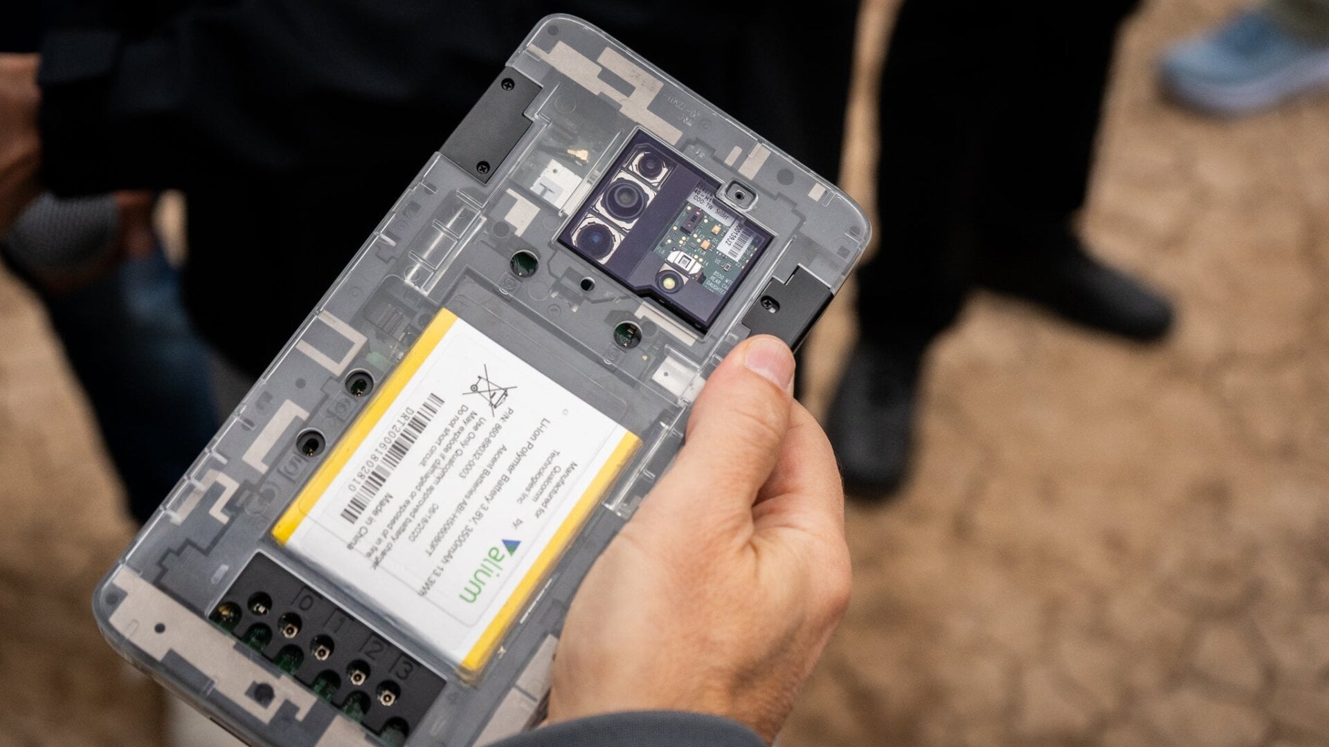 El dispositivo de prueba Snapdragon Satellite