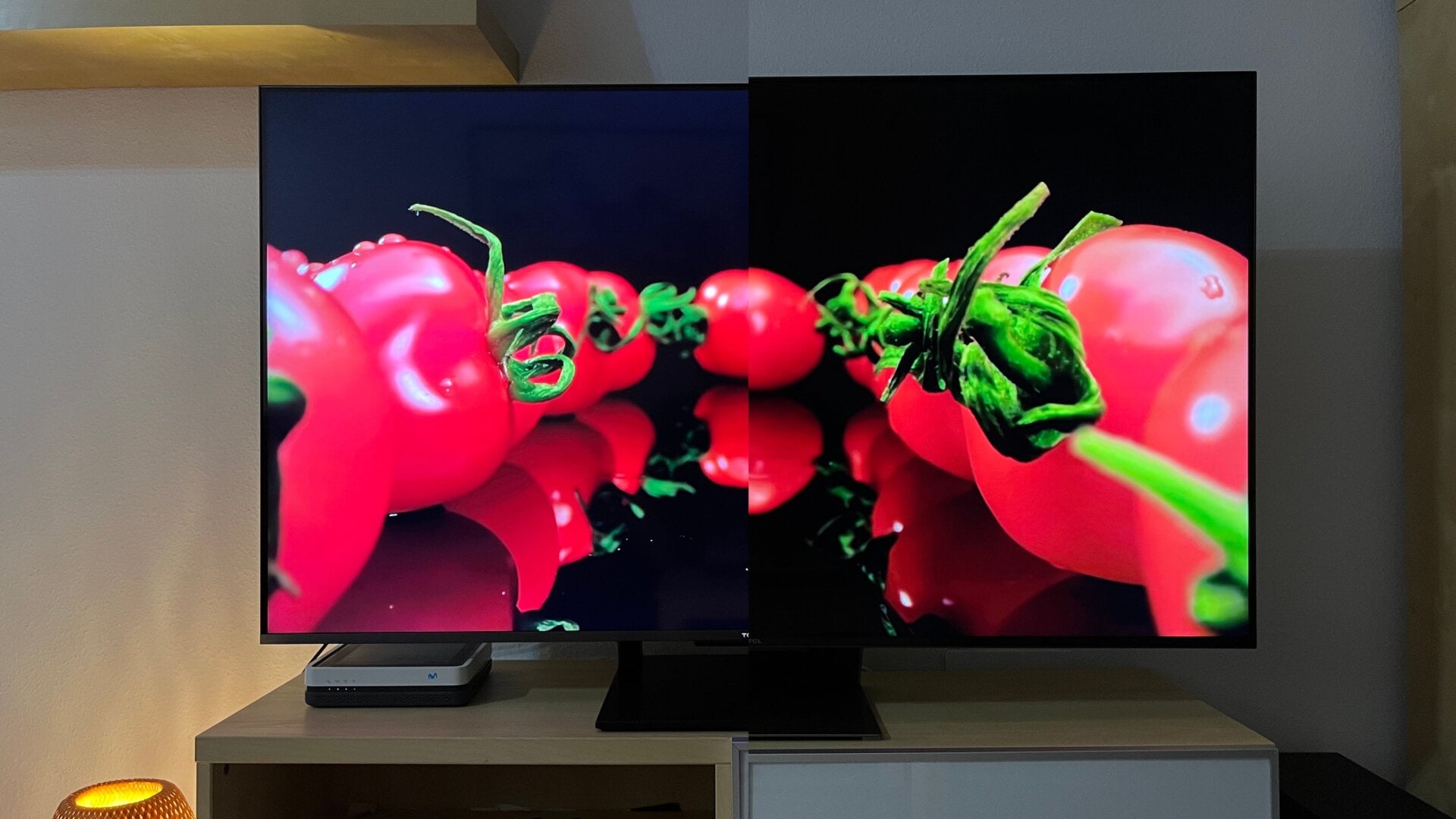 Los negros del QLED C735 frente a los negros más profundos del Mini LED C835