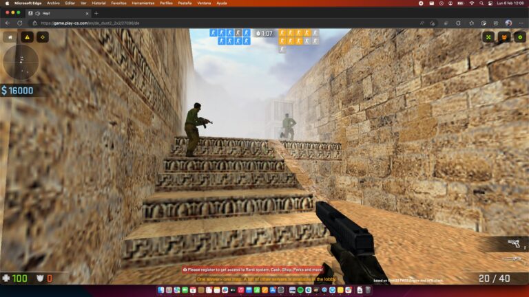 Ahora puedes jugar a Counter Strike 1.6 directamente desde el navegador ...