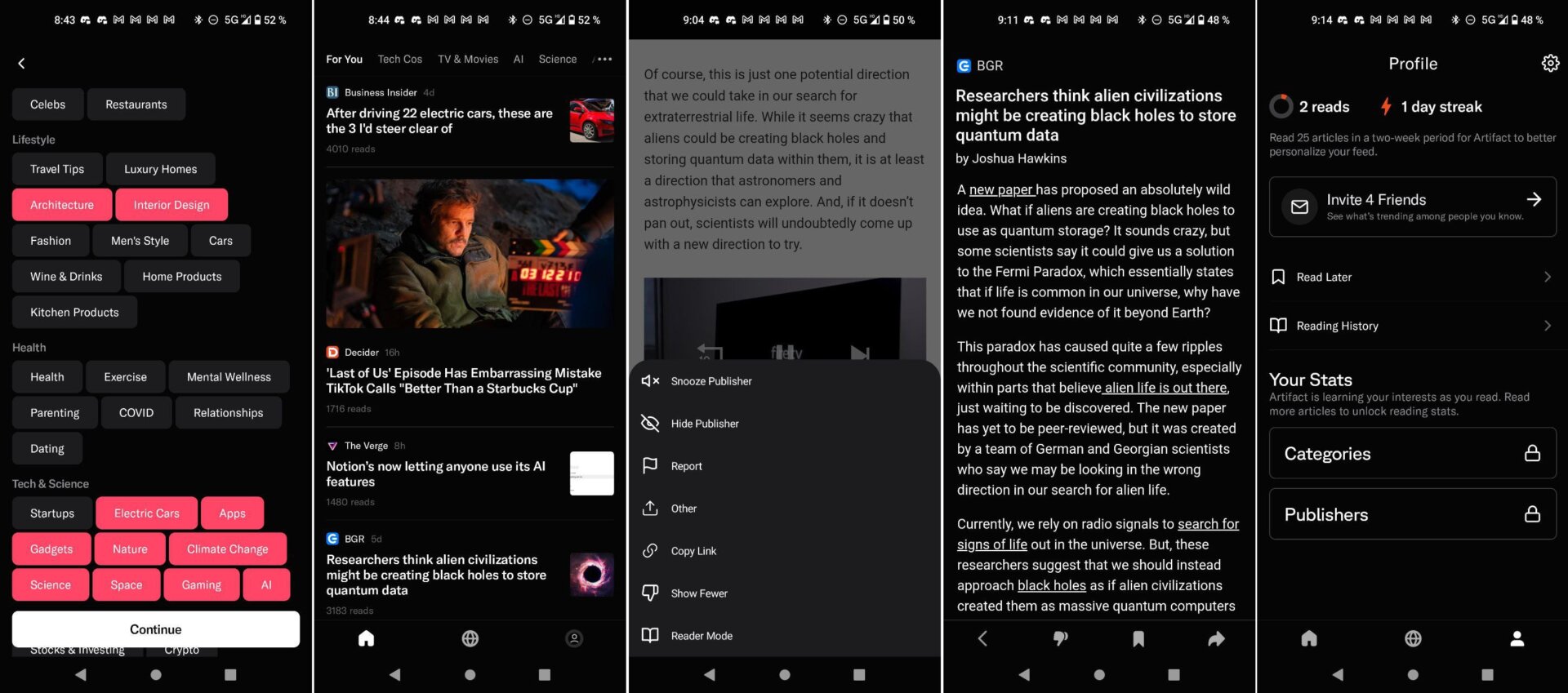 Screenshot: Artifact / Gizmodo