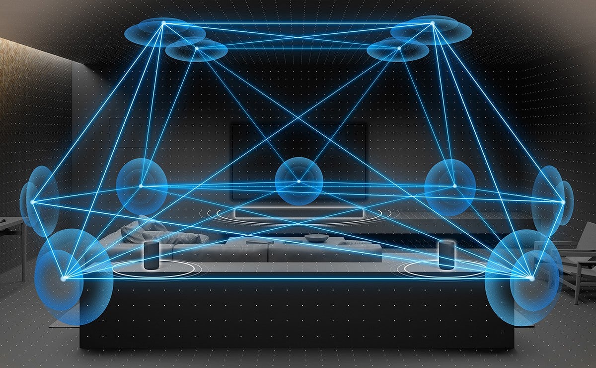 El altavoz del TV ahora se integra con los de la barra de sonido.