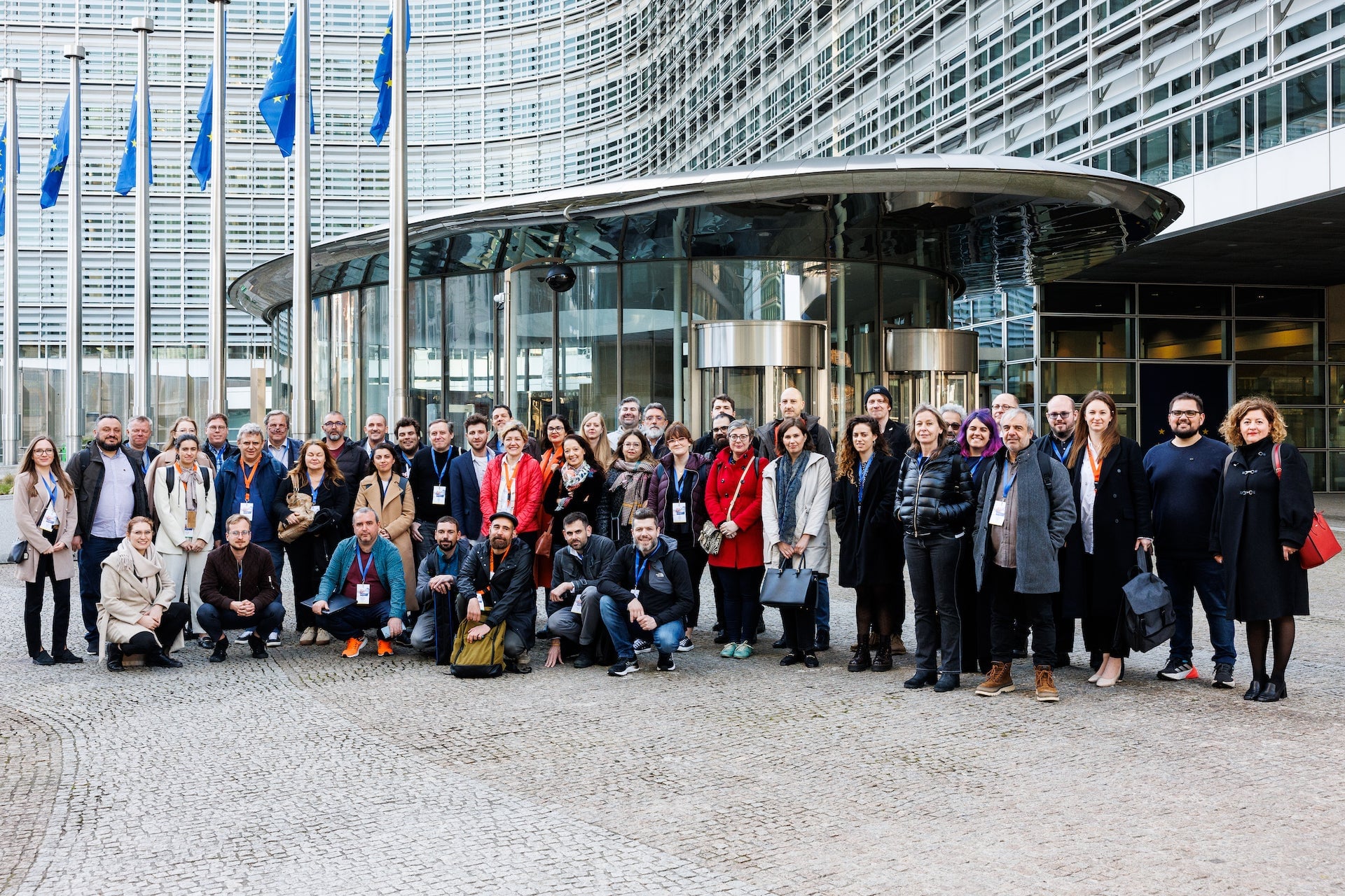Medio centenar de periodistas y comunicadores viajaron a Bruselas en calidad de observadores del panel