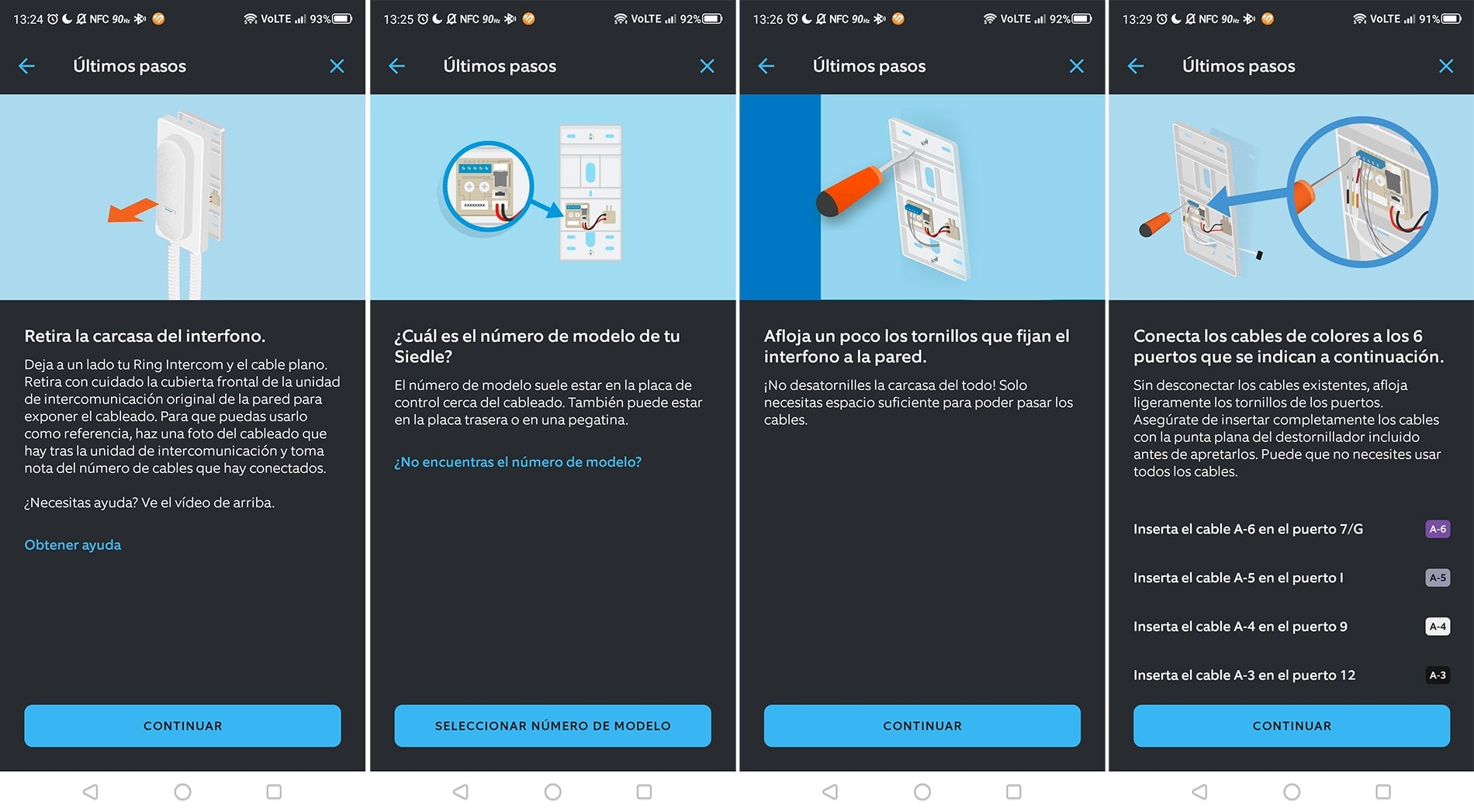 Las instrucciones de uso de la aplicación son extremadamente concisas y fáciles de seguir.