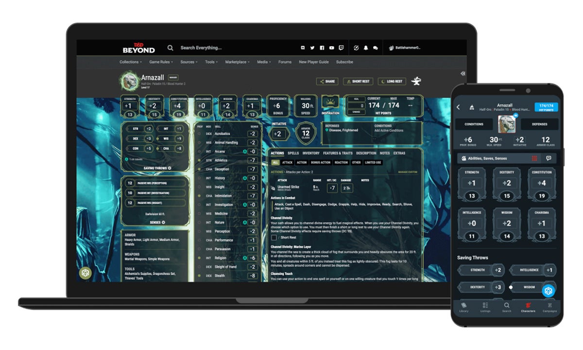 Photo: DnD Beyond / Wizards of the Coast