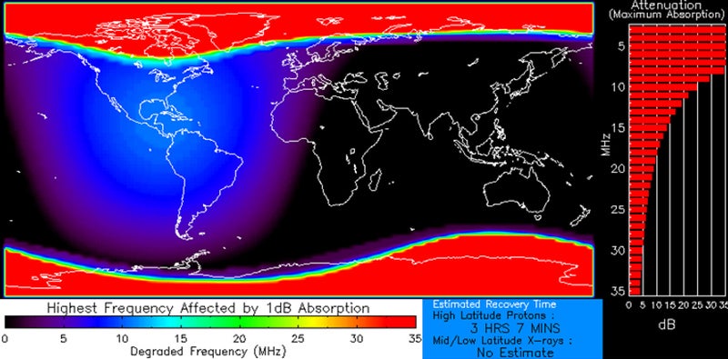 Screenshot: Space Weather