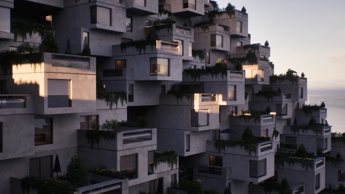 Habitat 67 en Unreal Engine