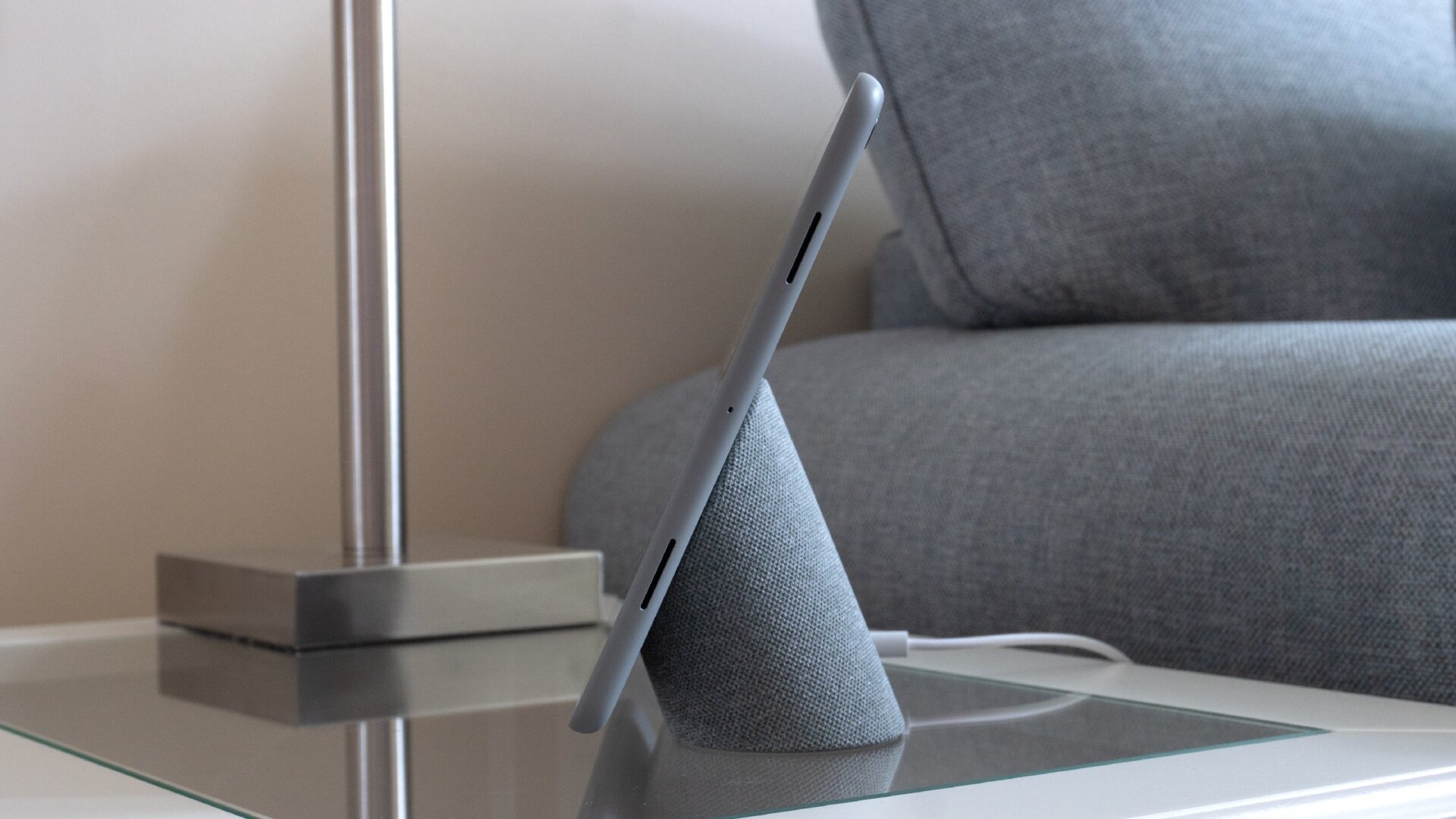 La tableta Pixel tiene cuatro parlantes propios, dos a cada lado cuando se usa en modo horizontal.