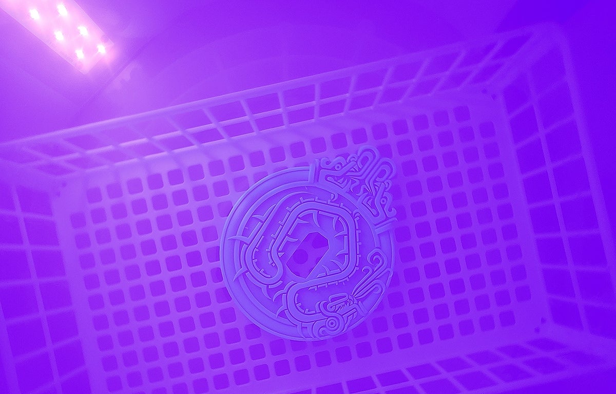 La bandeja tiene espacio para piezas realmente grandes (hasta xx x xxmm)Photo: Carlos Zahumenszky / Gizmodo