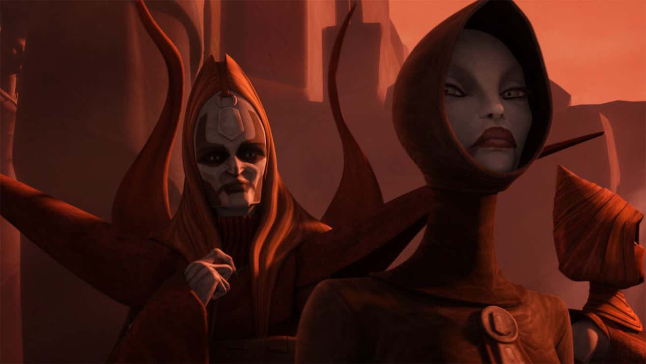 Las Hermanas de la Noche en The Clone Wars.