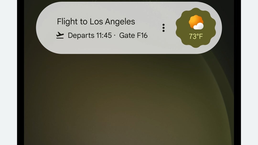 El nuevo De un Vistazo debería ser más prominente en la pantalla de inicio.