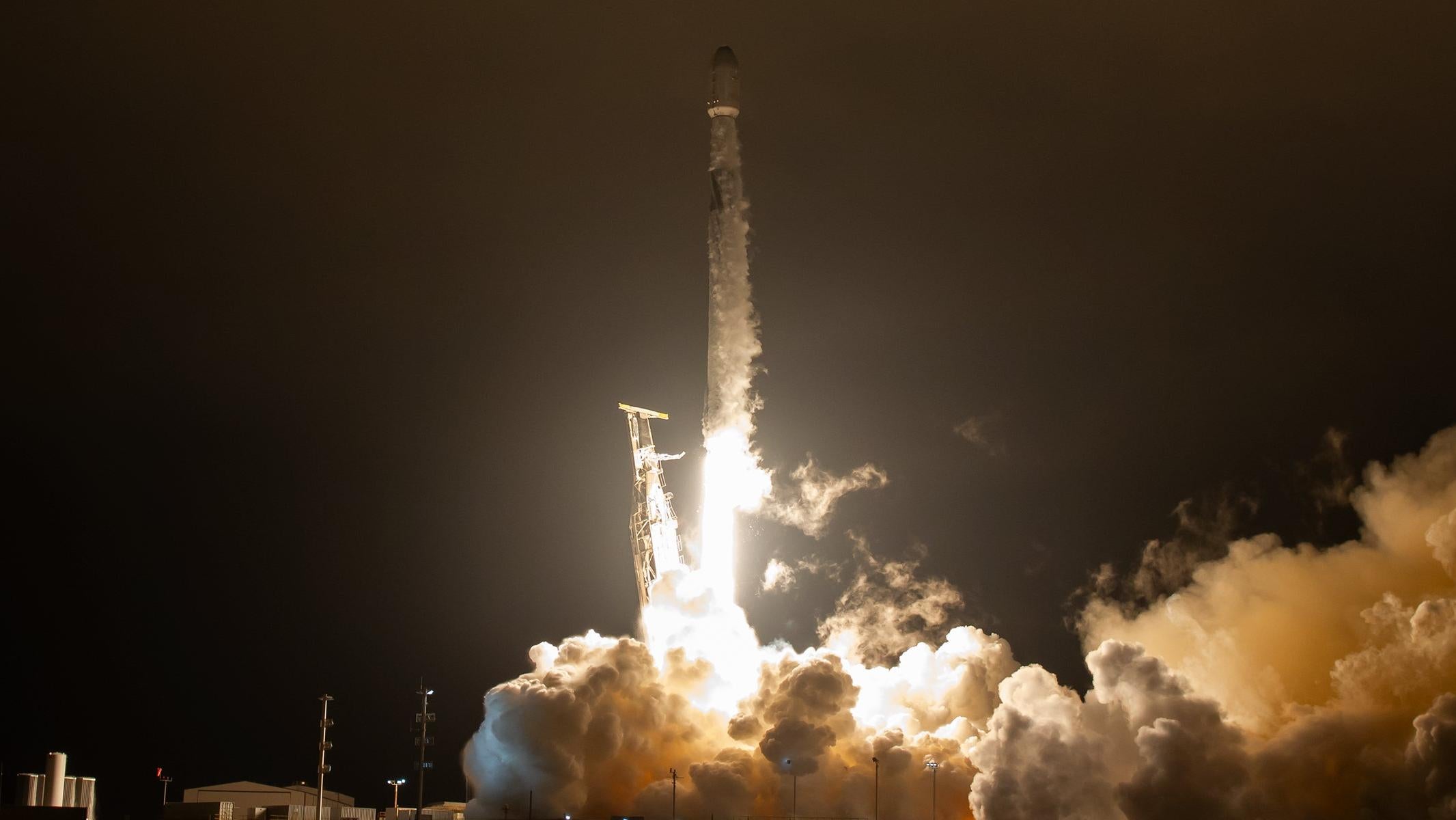 Un cohete SpaceX Falcon 9 lanzado desde California el 25 de septiembre.