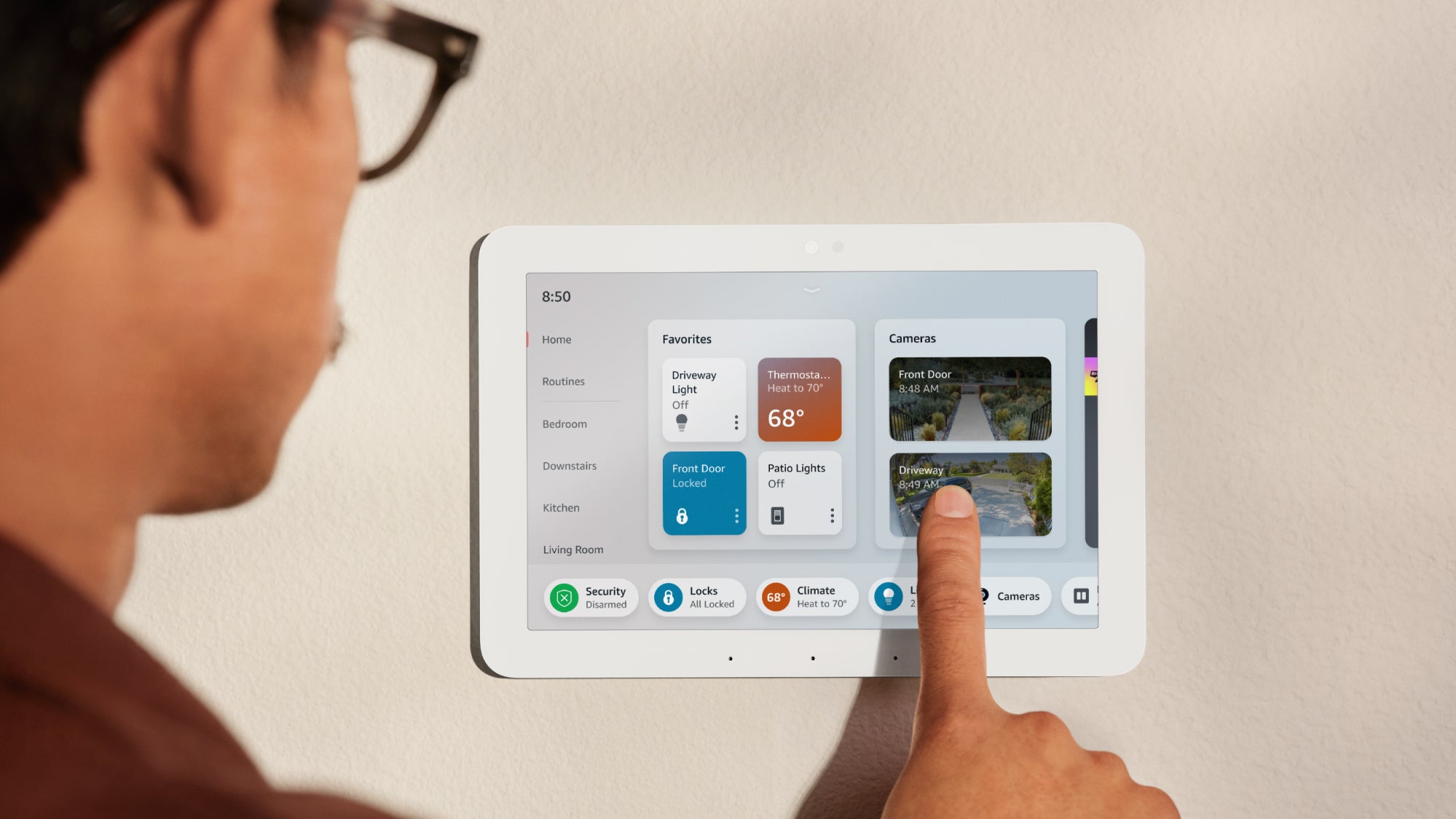 El Echo Hub de Amazon. 