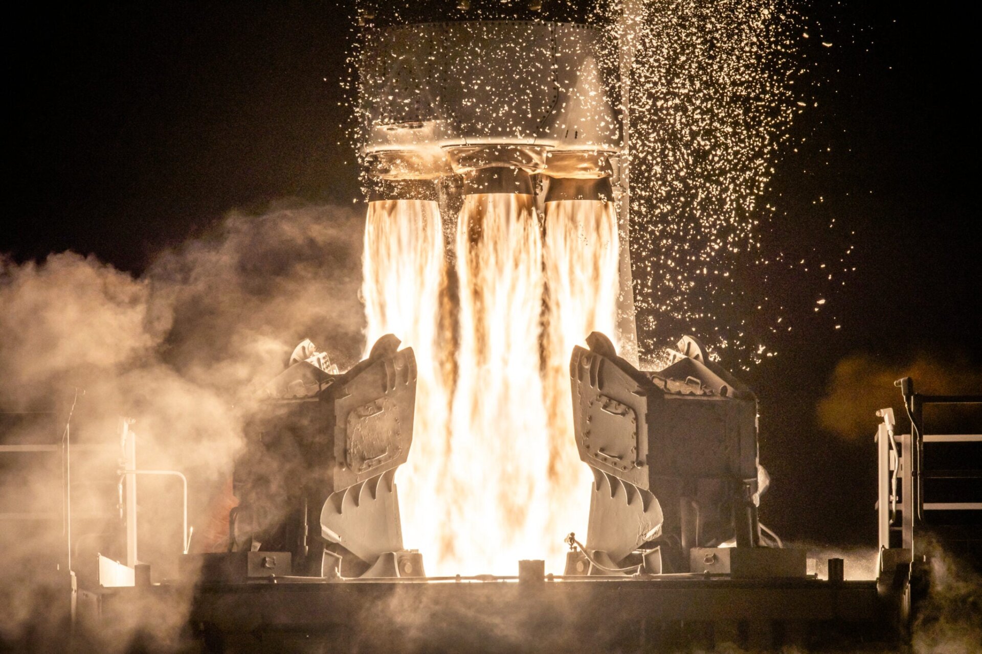 Lanzamiento de un cohete Firefly.Imagen: Firefly Aerospace